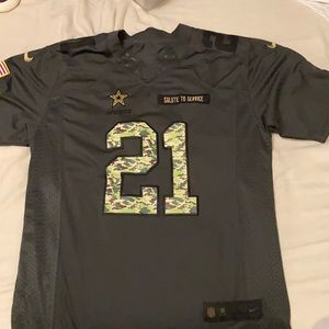 Ezekiel Elliot salute to service Jersey